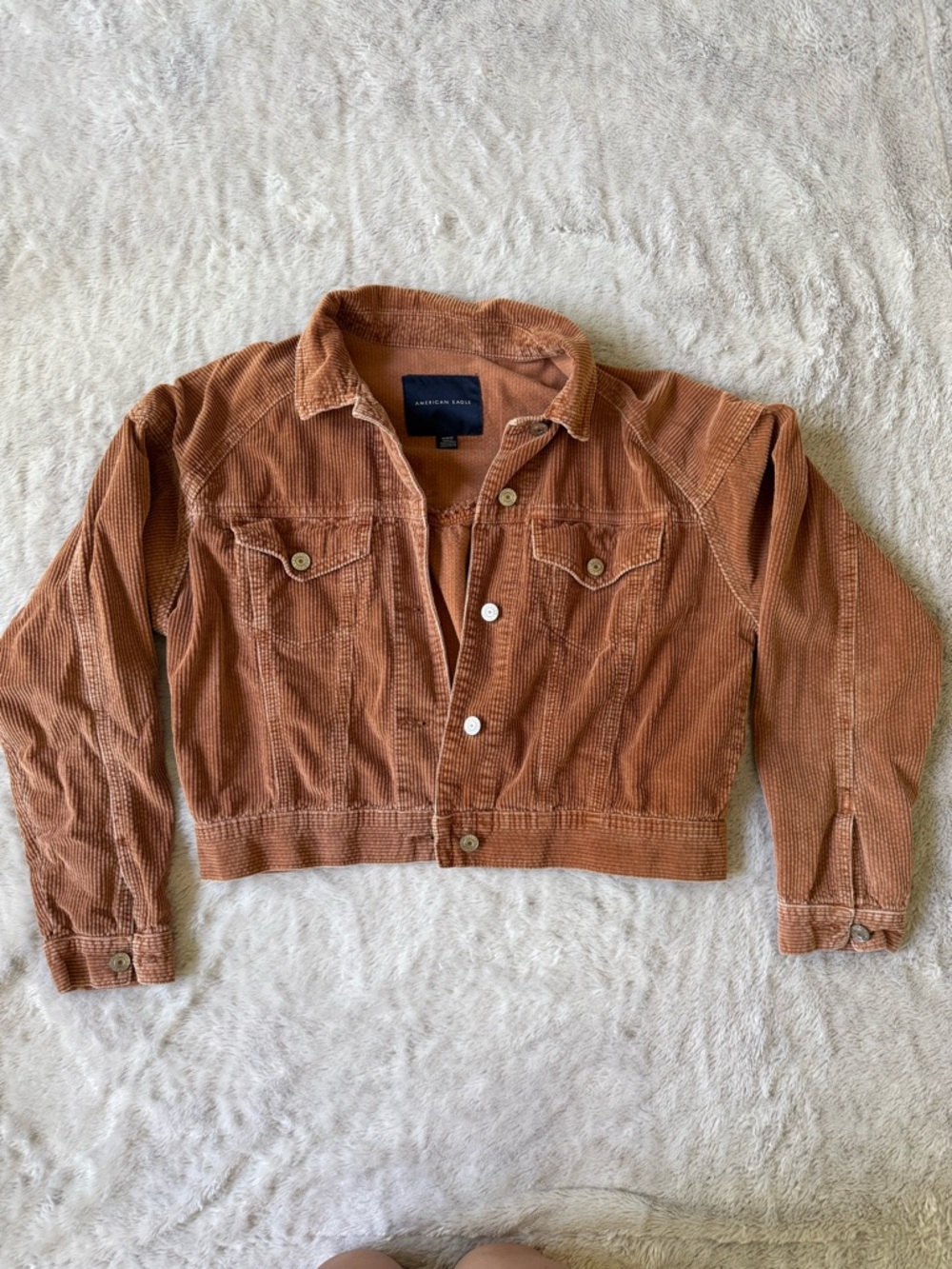 American Eagle Corduroy Jacket - Copper